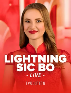 Jeu live Lightning Sic Bo par Evolution